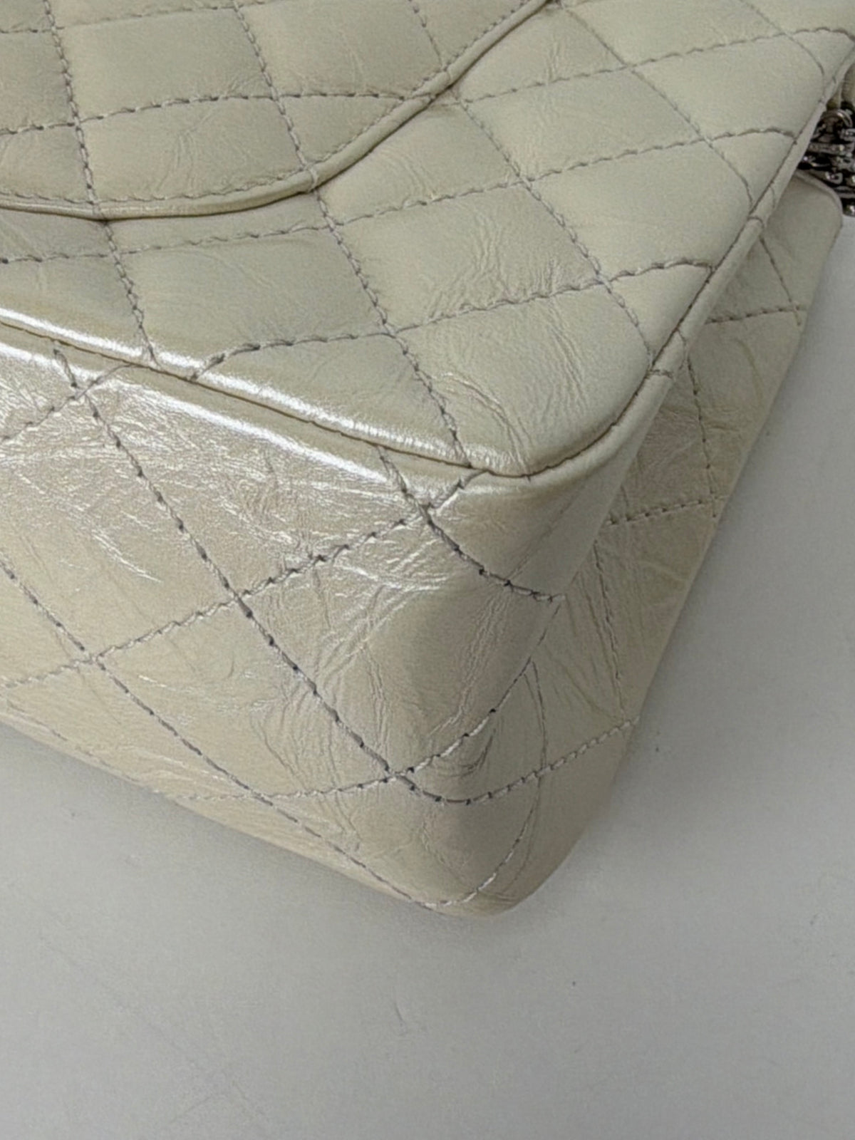Chanel 2.55 Reissue Double Flap Bag in an Off-White 2018 YF2
