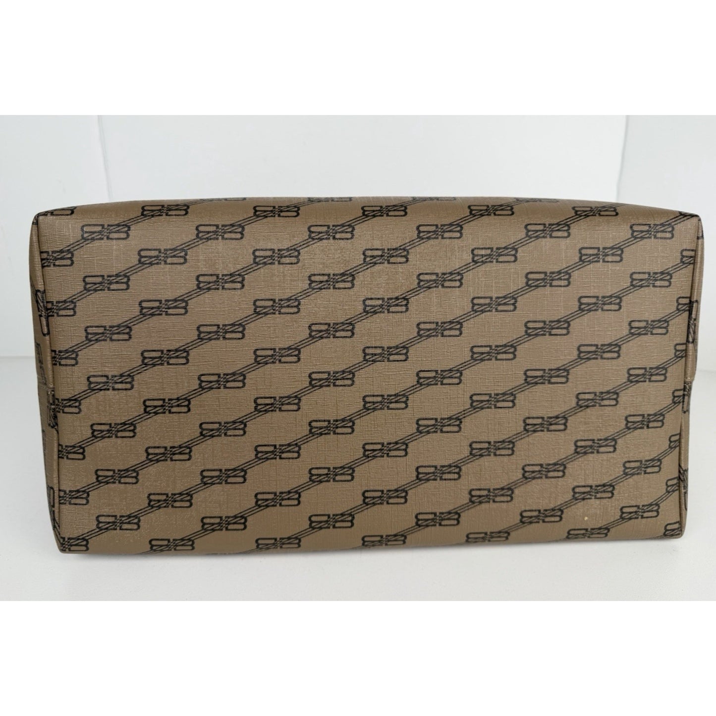Balenciaga Signature BB Monogram East-West Shopper Tote Bag Large Brown Canvas S
