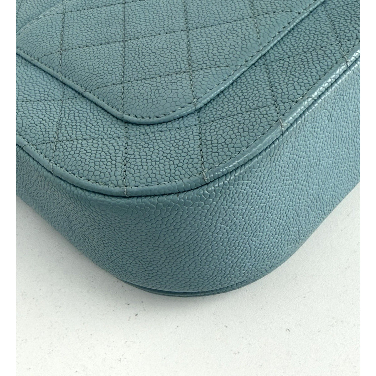 Chanel Paris-Cuba Medium Top Handle Shoulder Bag in Blue Caviar Leather 2017 D4