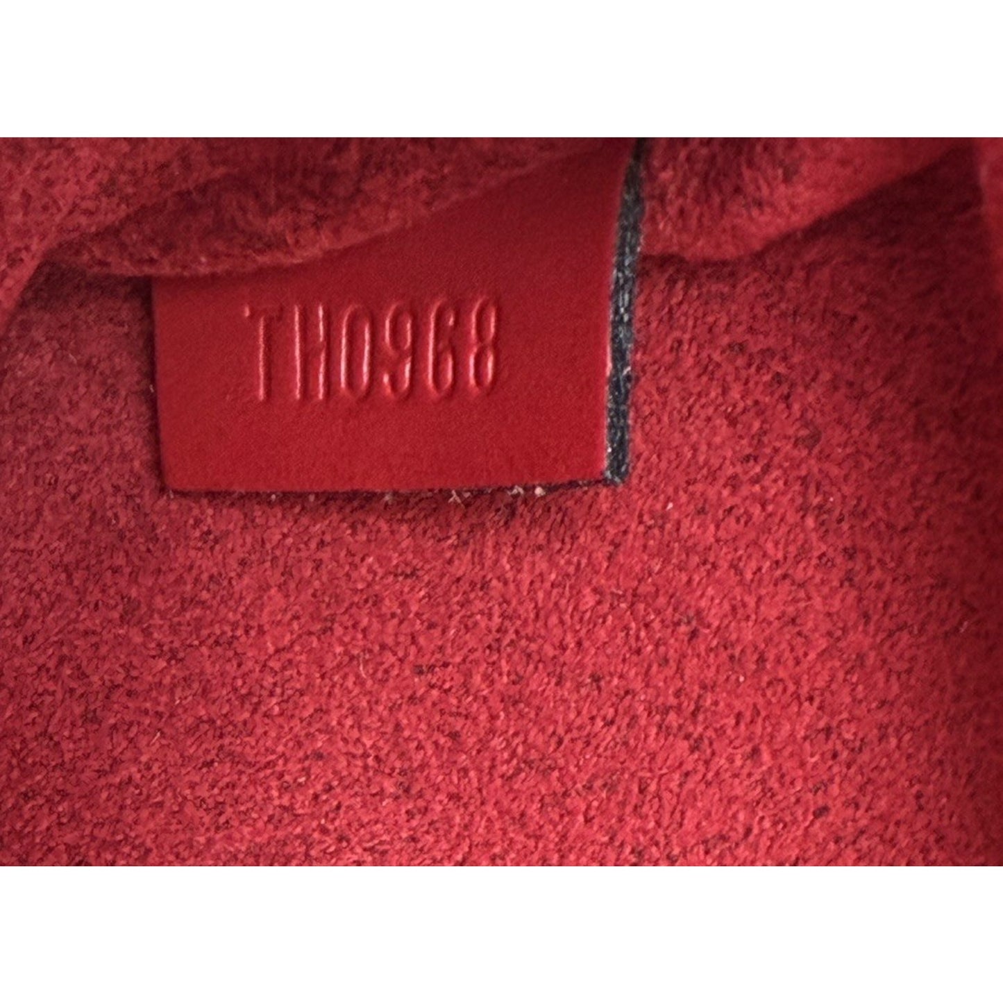 Louis Vuitton Jasmin Top Handle Bag Vintage Castilian Red Epi Leather 1998 S-10