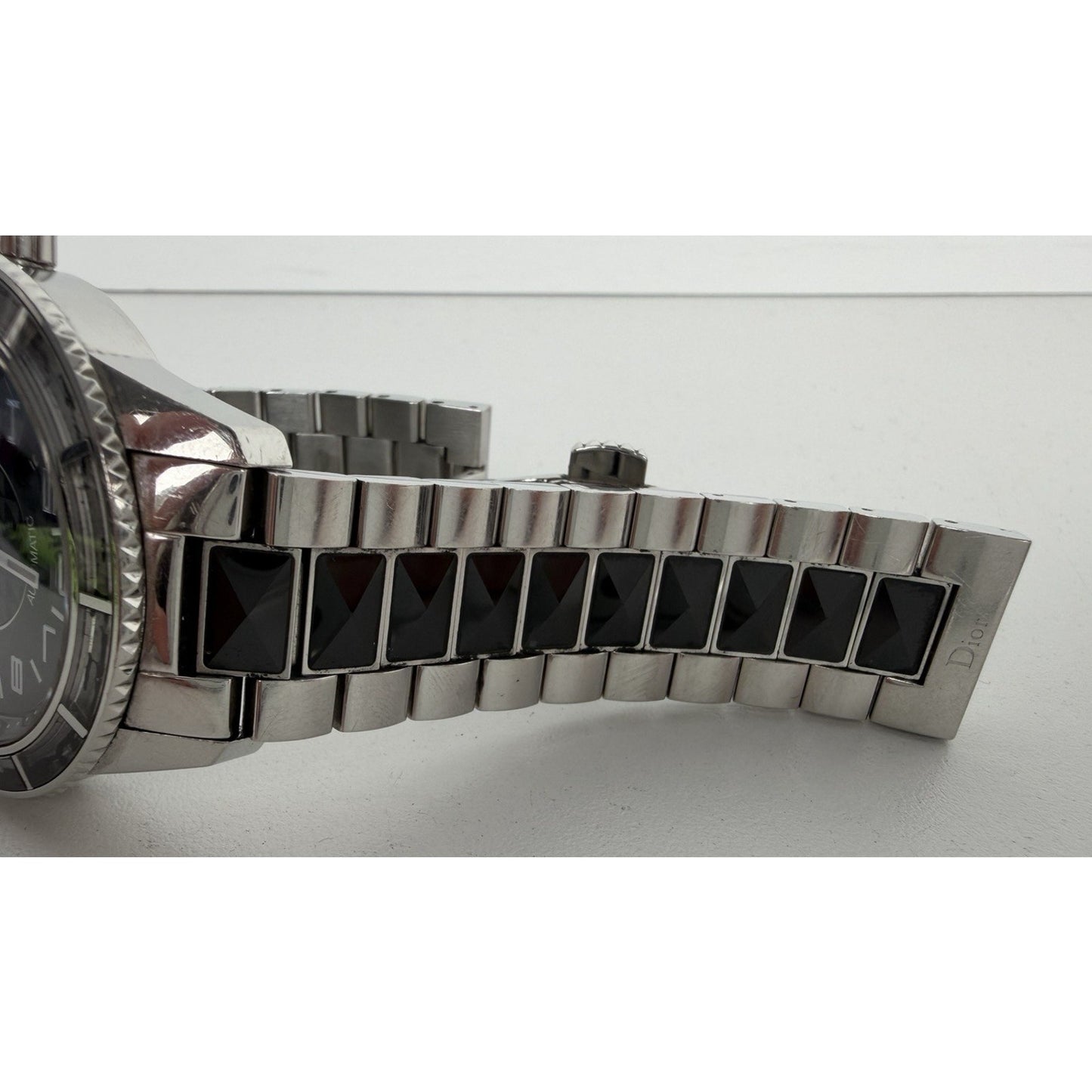Christian Dior Christal Automatic Watch CD115510M001 Black Dial and Bracelet