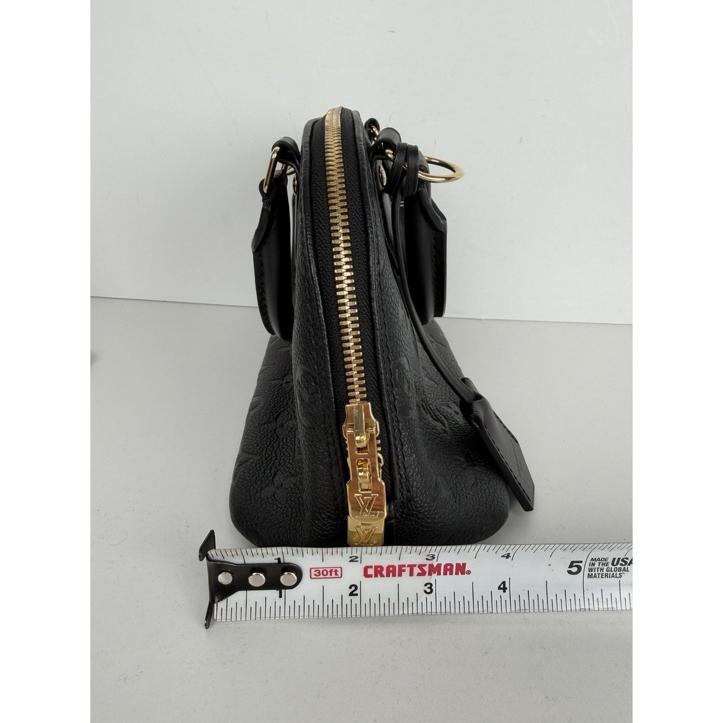 Louis Vuitton Neo Alma BB Bag in Black LV Monogram Empreinte Leather NFC B-5