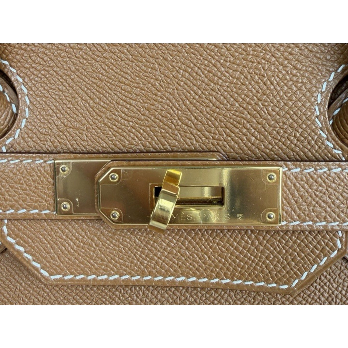 Hermes Birkin 35 in Gold Epsom Leather with Gold-Pleated Hardware 2017 S