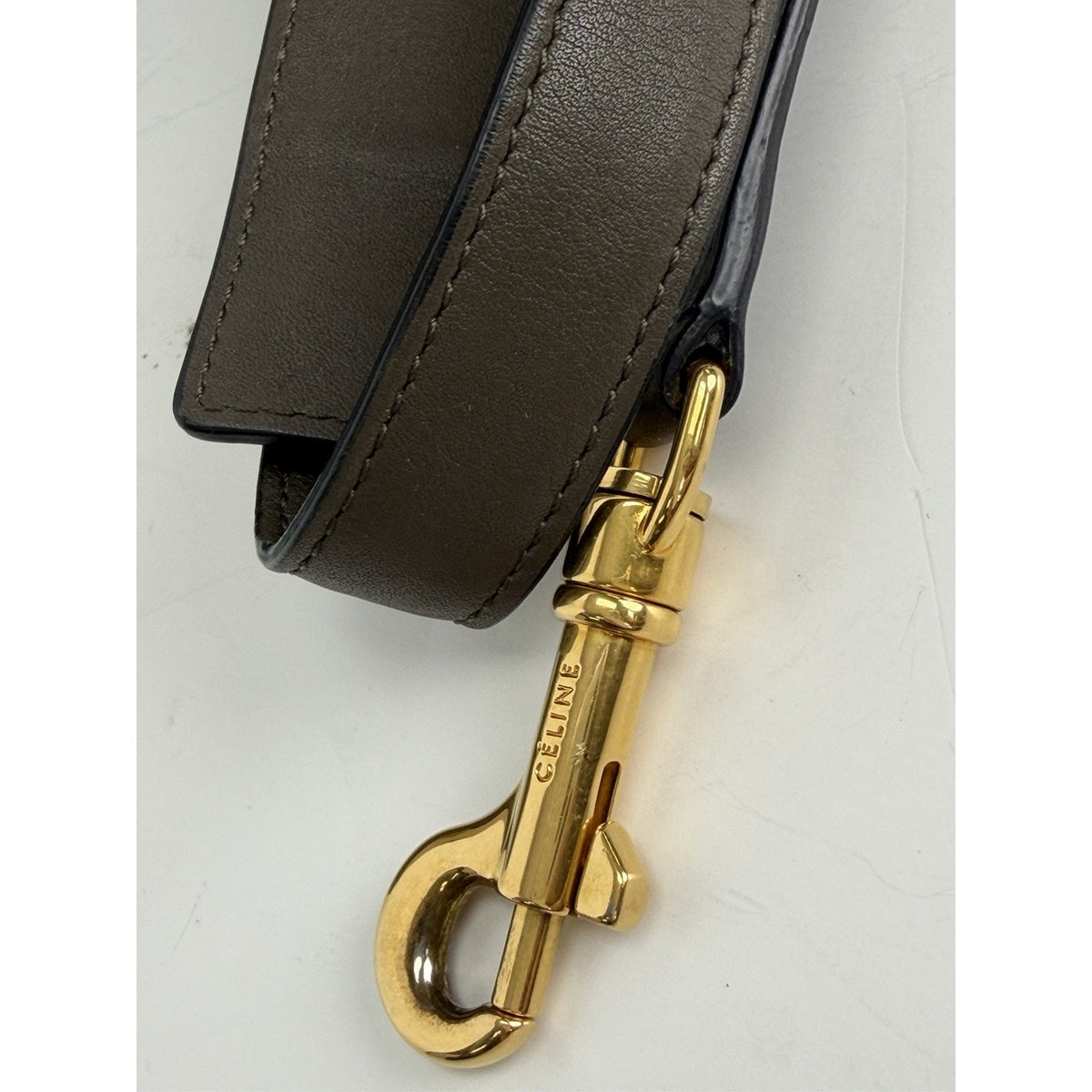 Celine Trapeze Micro Bag in Crocodile Embossed Calfskin Calfskin Leather S02