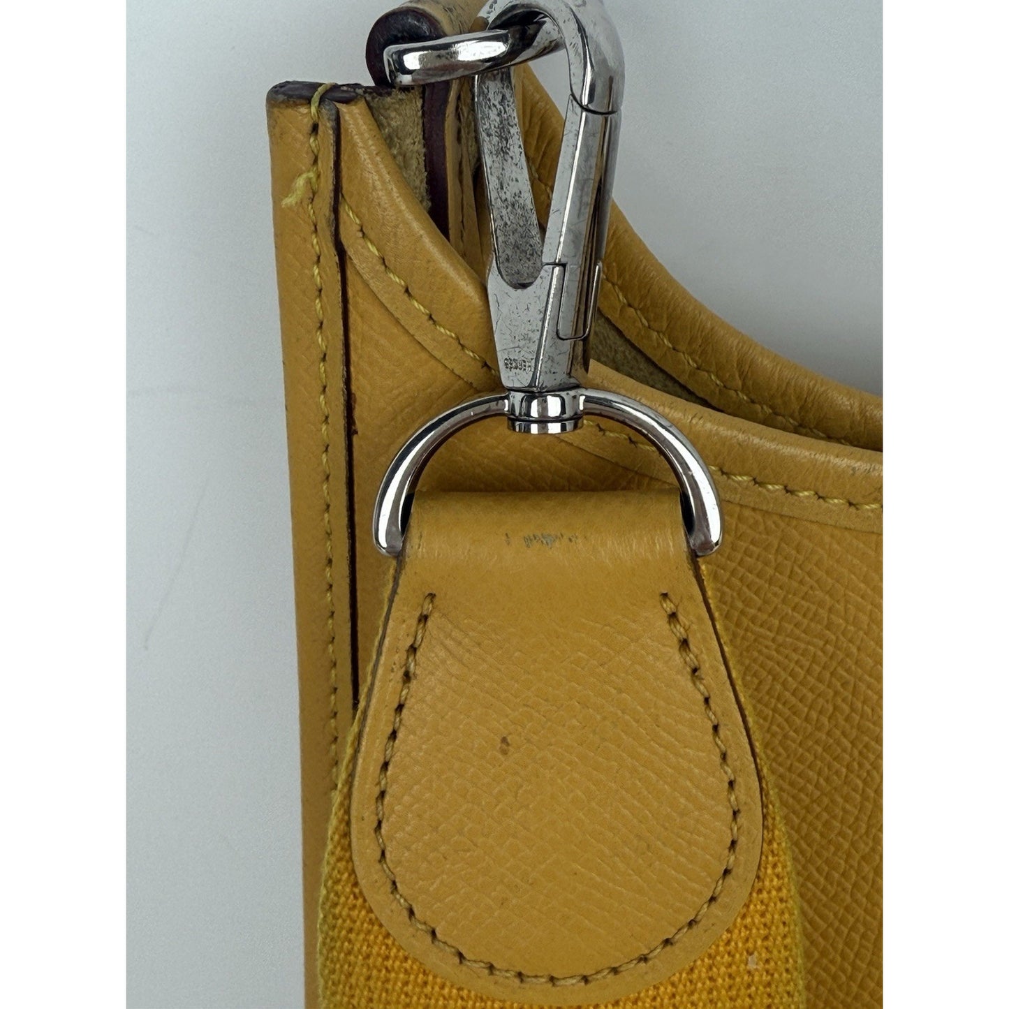 Hermès Evelyne Petit Modèle (PM) Yellow/Mustard Women's Crossbody Bag