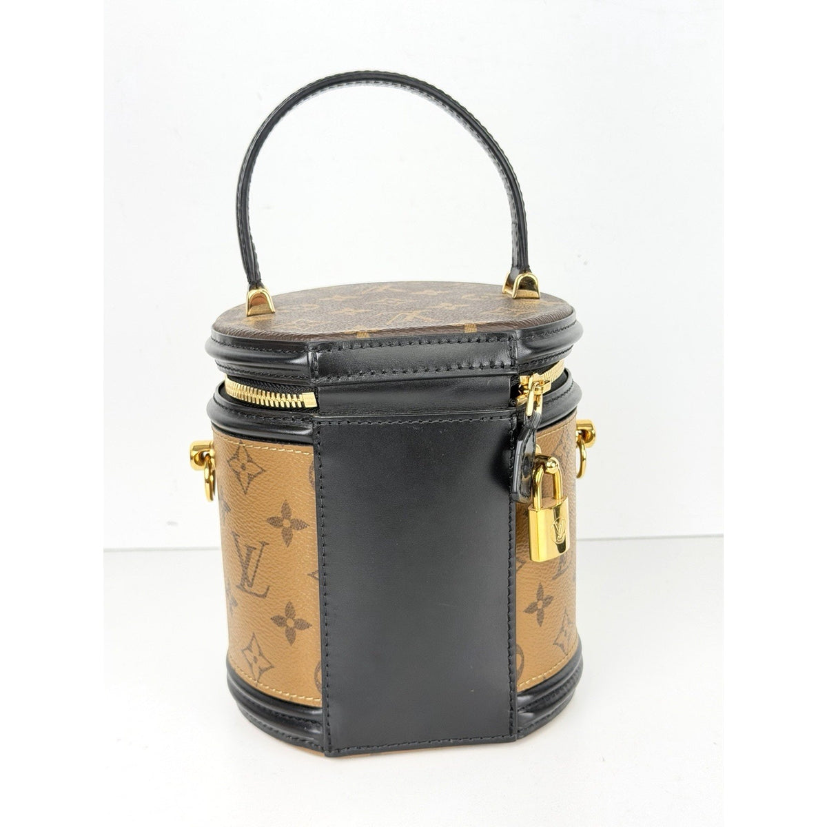 Louis Vuitton Cannes Bucket Bag in Brown Reverse Monogram Coated Canvas 2019 D4
