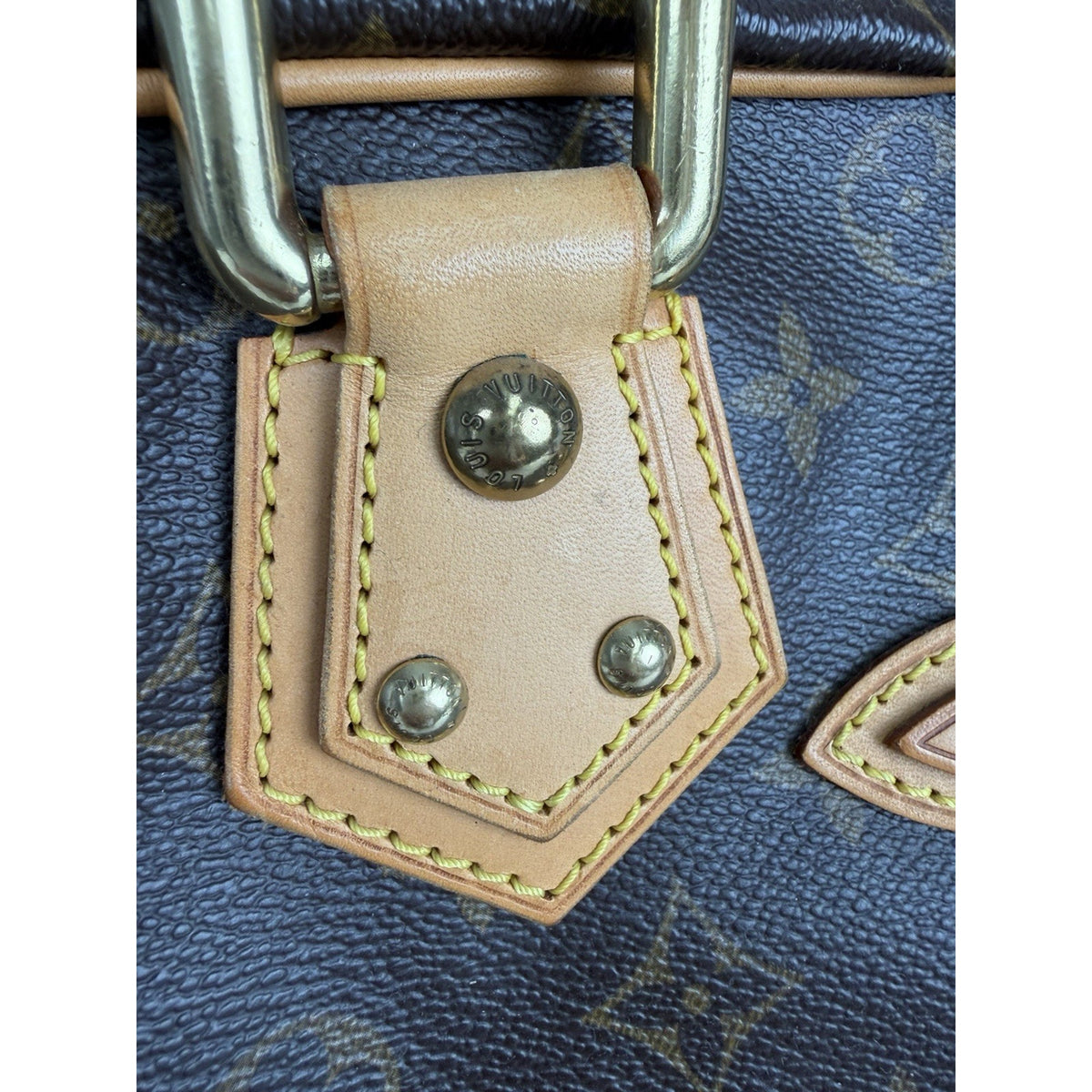 Louis Vuitton Vintage Manhattan Bag GM in Brown Monogram Coated Canvas 2005 S