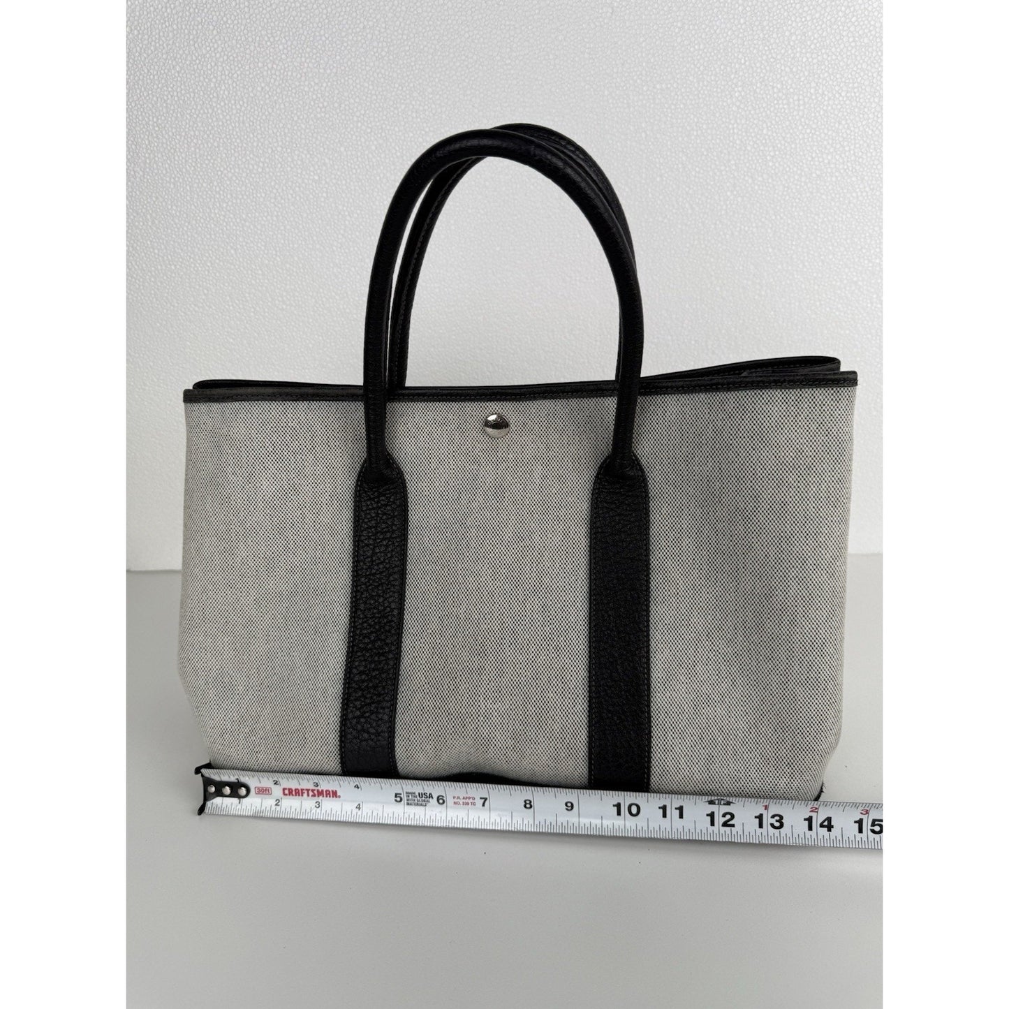 Hermes Garden Party Tote Bag Ash Gray