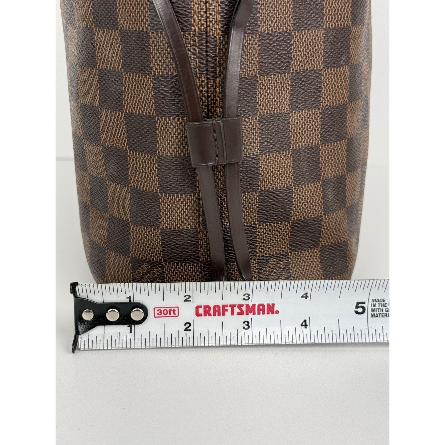 Louis Vuitton Neverfull Damier Ebene Tote PM Brown