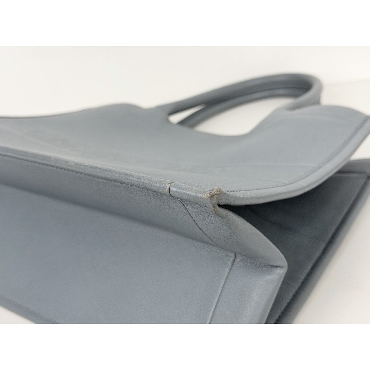 Christian Dior Book Tote Bag Medium in Gray Calfskin Leather 2020 F3
