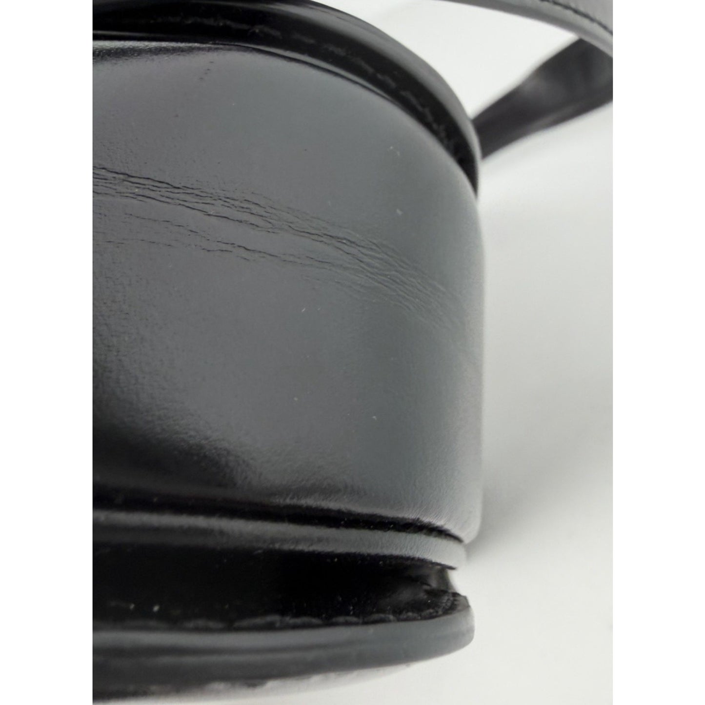 Celine Bag CLASSIQUE TRIOMPHE Medium Black Shiny Calfskin Leather
