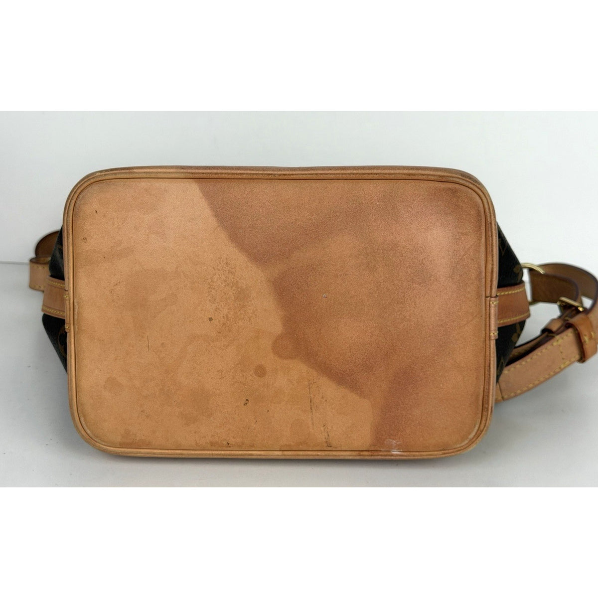 Louis Vuitton Noe BB Drawstring & Bucket Bag in Brown Coated Canvas NFC S-17