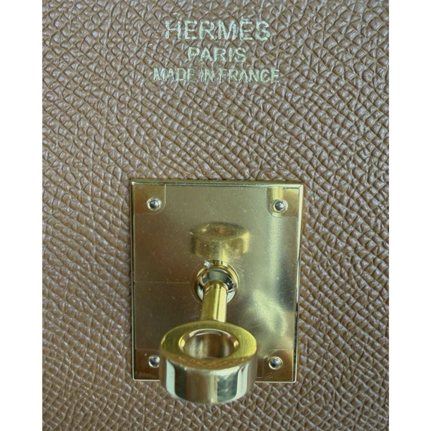 Hermes Birkin 35 in Gold Epsom Leather with Gold-Pleated Hardware 2017 S