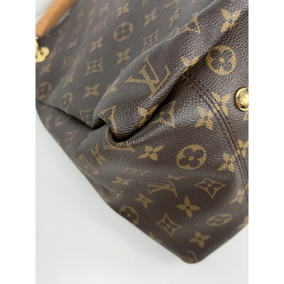 Louis Vuitton Artsy Hobo Bag MM in Brown LV Monogram Coated Canvas 2012 E2