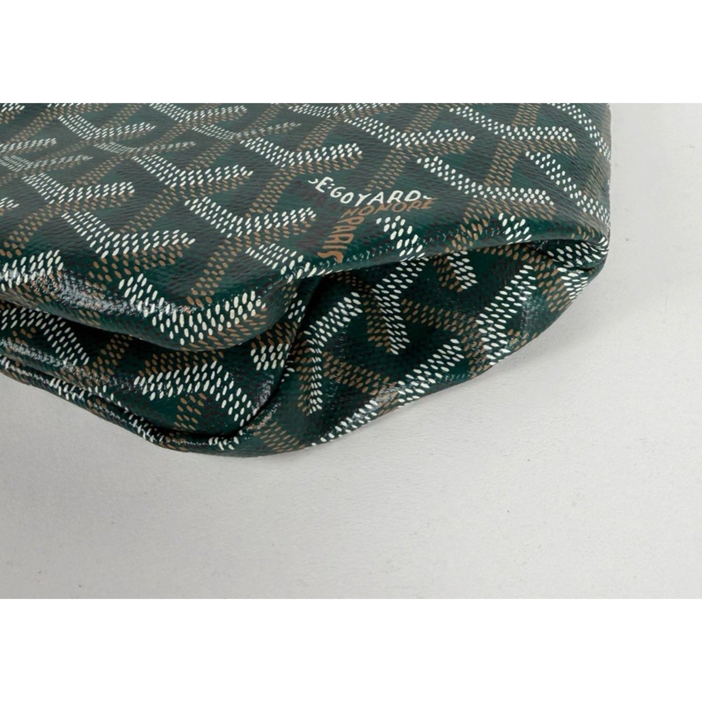 Goyard Boheme Hobo PM Bag in Green Goyardine Coated Canvas B-9