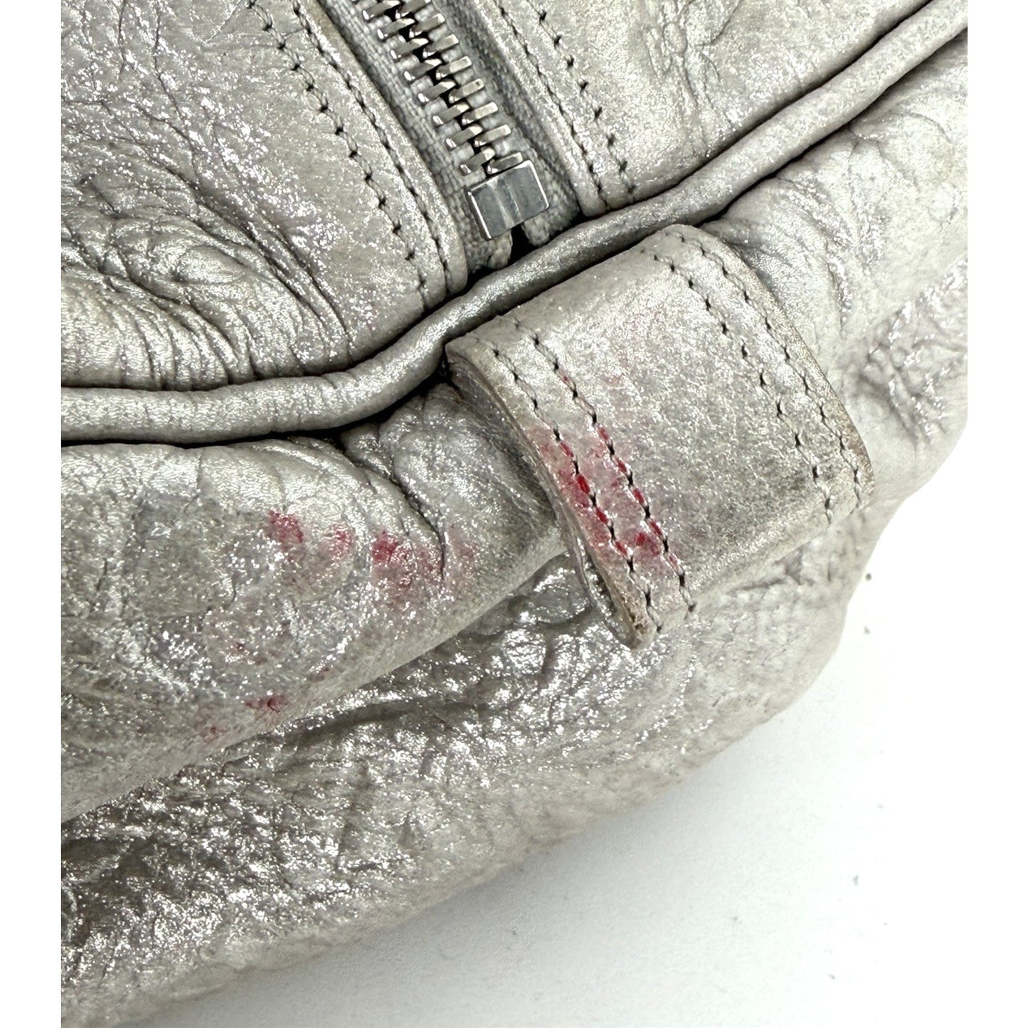 Louis Vuitton Silver Monogram Shimmer Comete Bag in Genuine Leather 2008 S