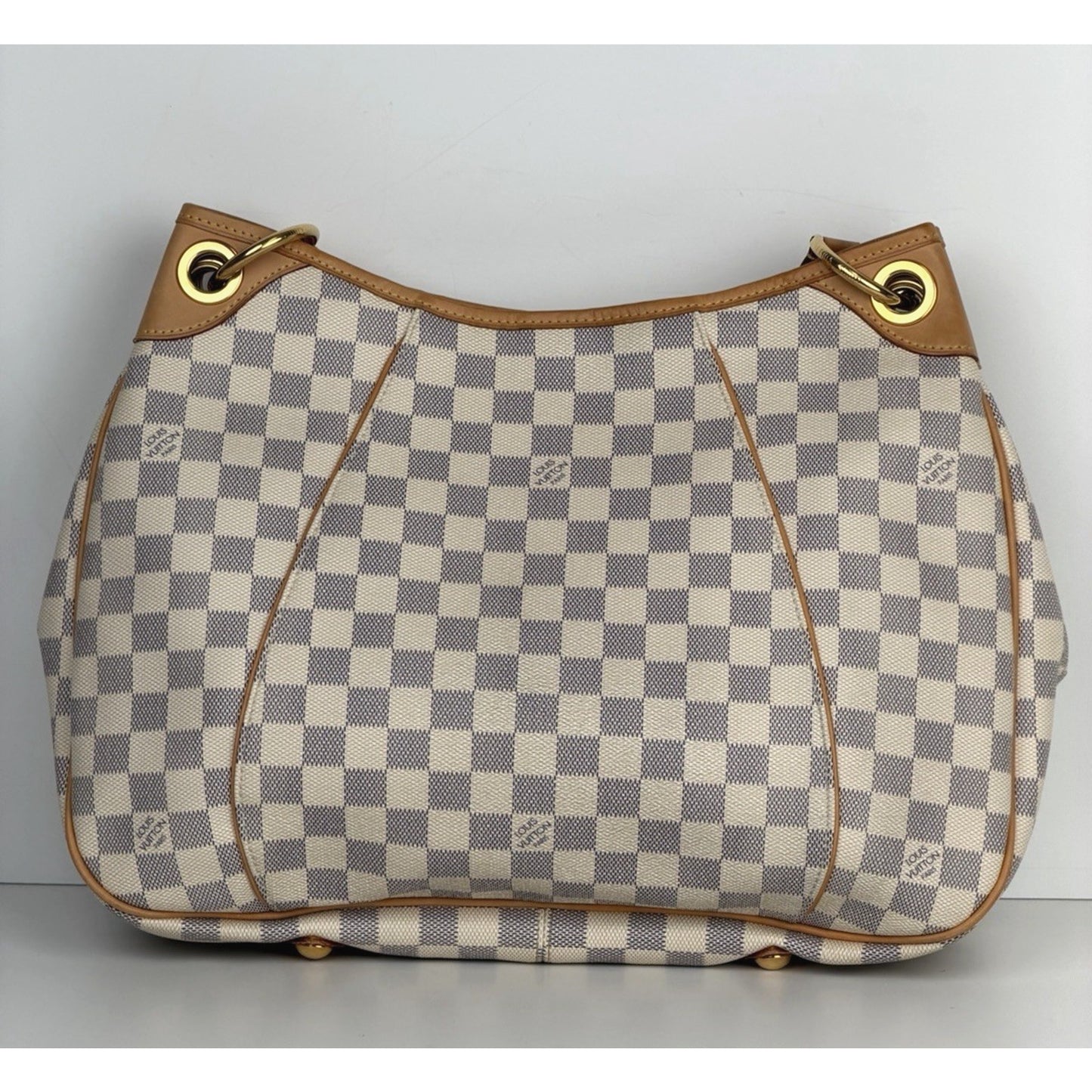 Louis Vuitton Galliera Hobo Bag PM in Damier Azur Coated Canvas 2010 S18