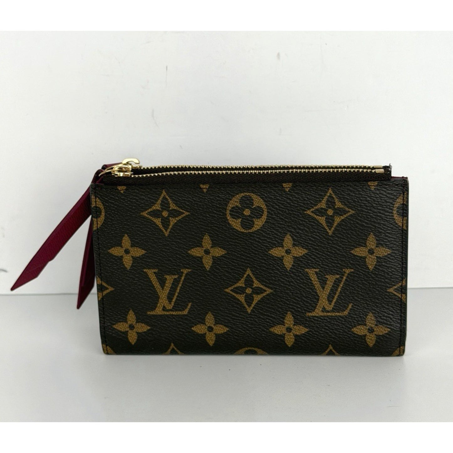 Louis Vuitton Adele Compact Wallet in LV Monogram Coated Canvas 2015