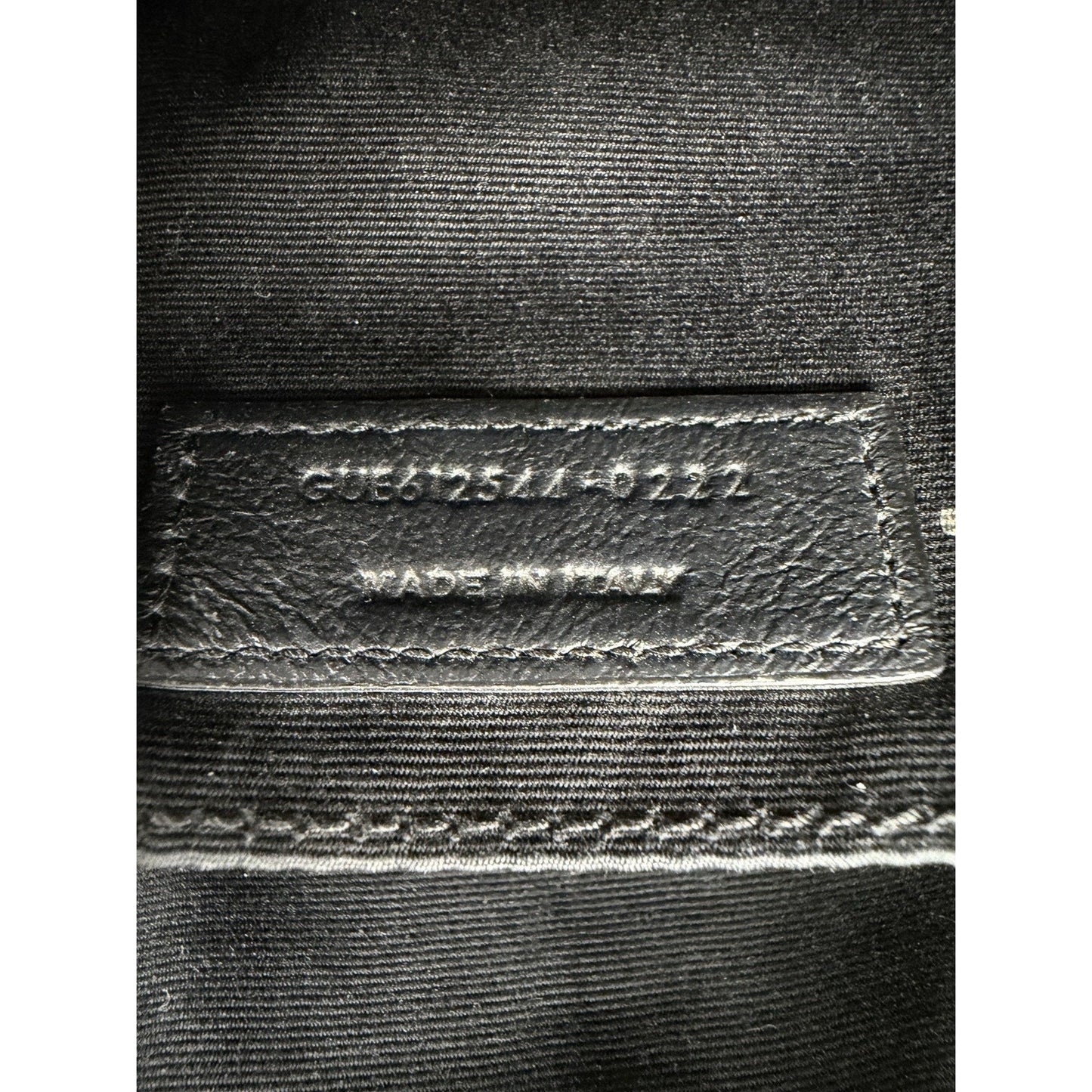 Saint Laurent Lou Camera Bag Medium Chevron Quilted Black Calfskin Leather D9