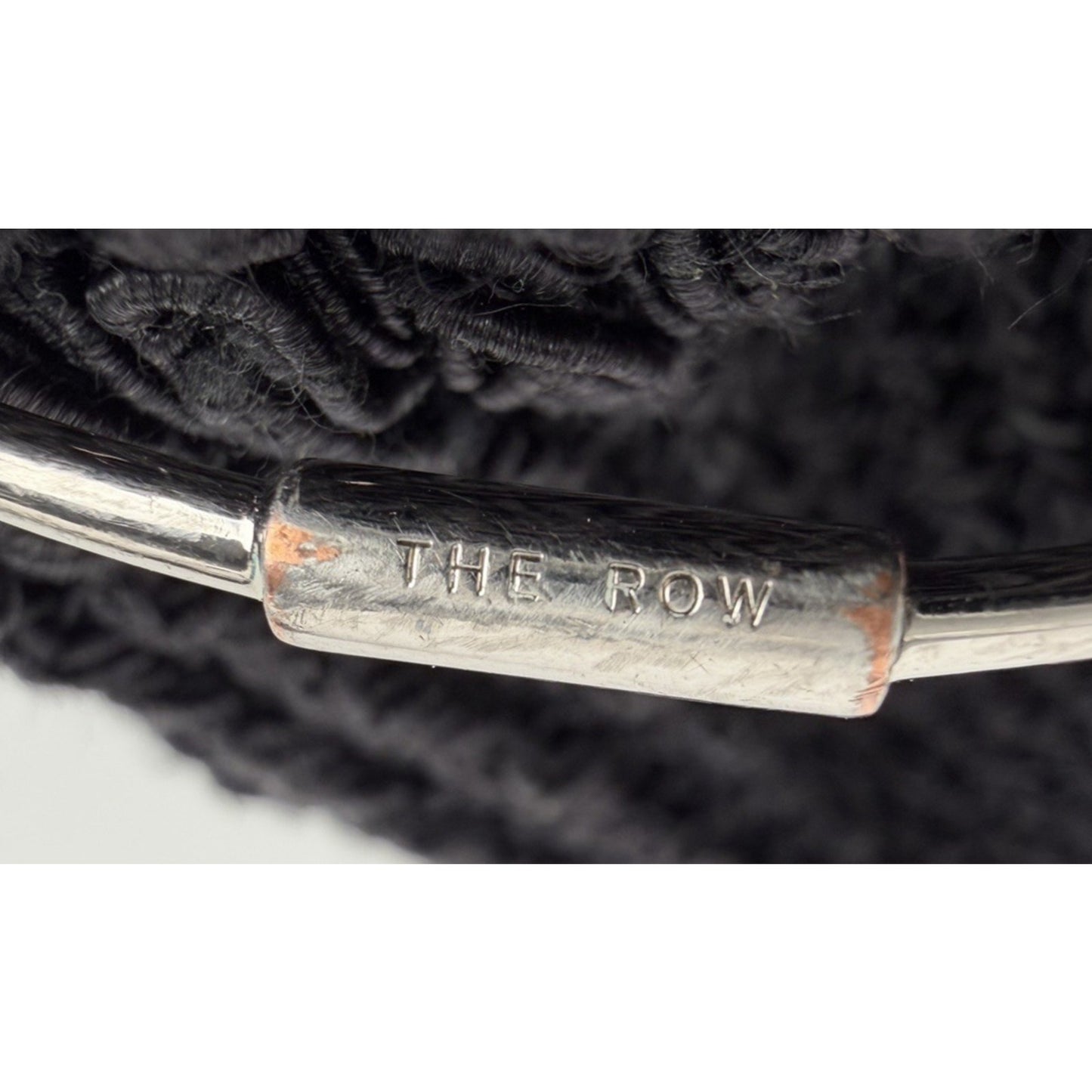 The Row Flat Micro Circle Bag in Black S08