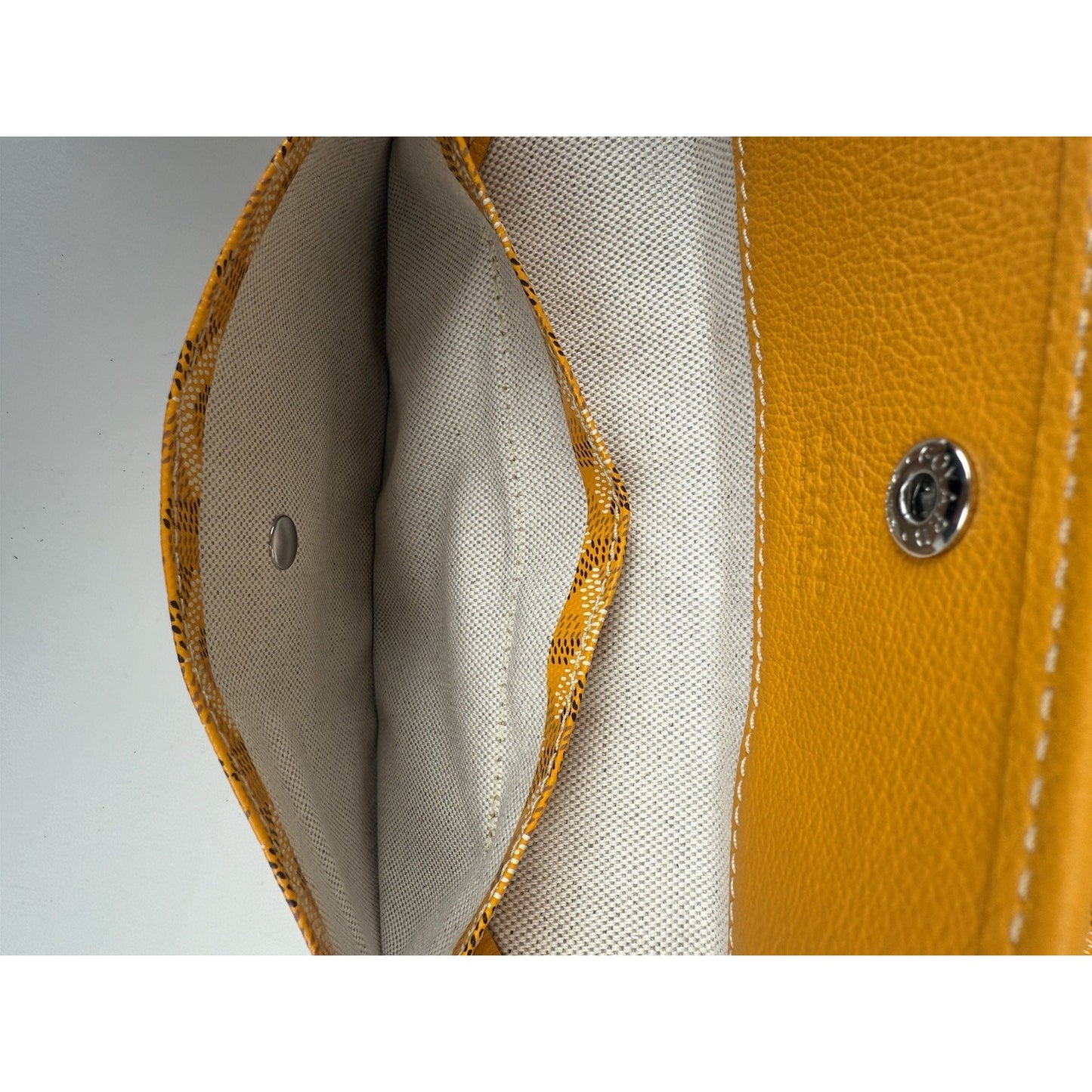 GOYARD Saint Louis PM Tote Bag Yellow