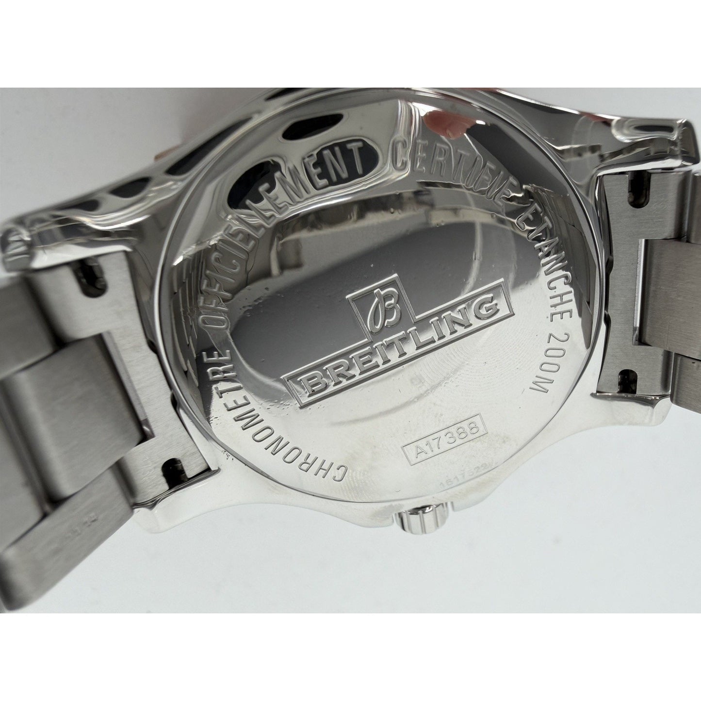 Breitling Colt Automatic 44mm Watch A1738811/BD44 Black Dial And Stainless Steel