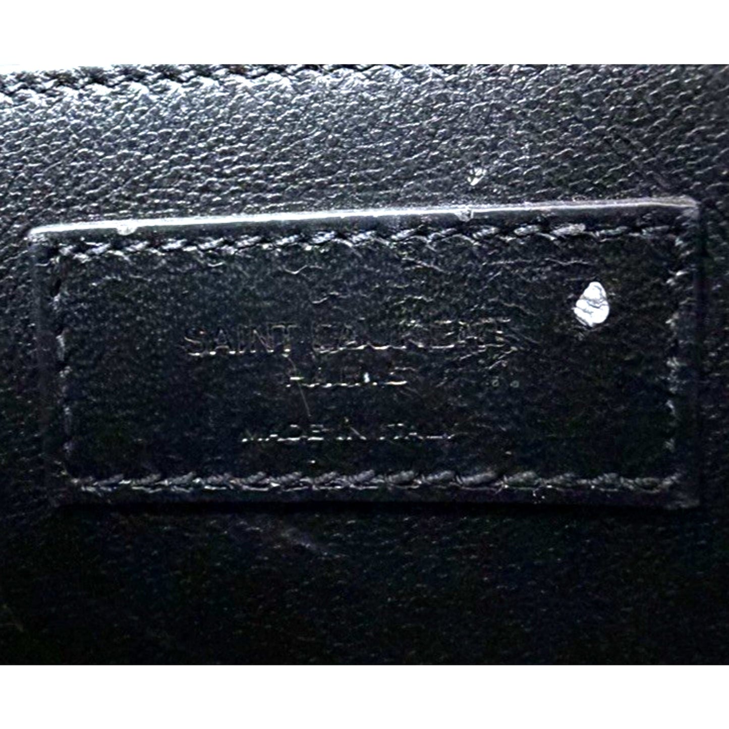Saint Laurent Signature Niki Bag Small Light Taupe Crinkled Calfskin Leather S09