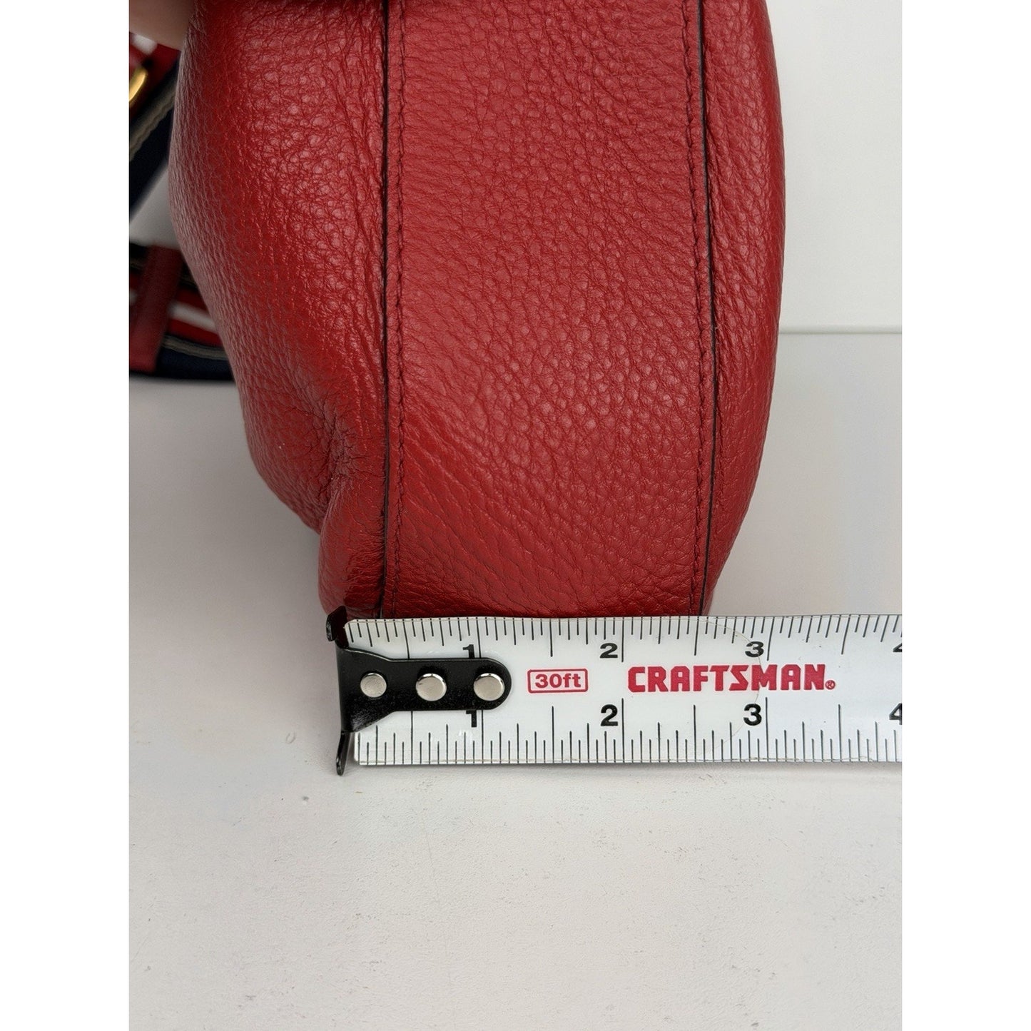 Prada Rubino Vitello Phenix Small Crossbody Bag in Red Leather S01