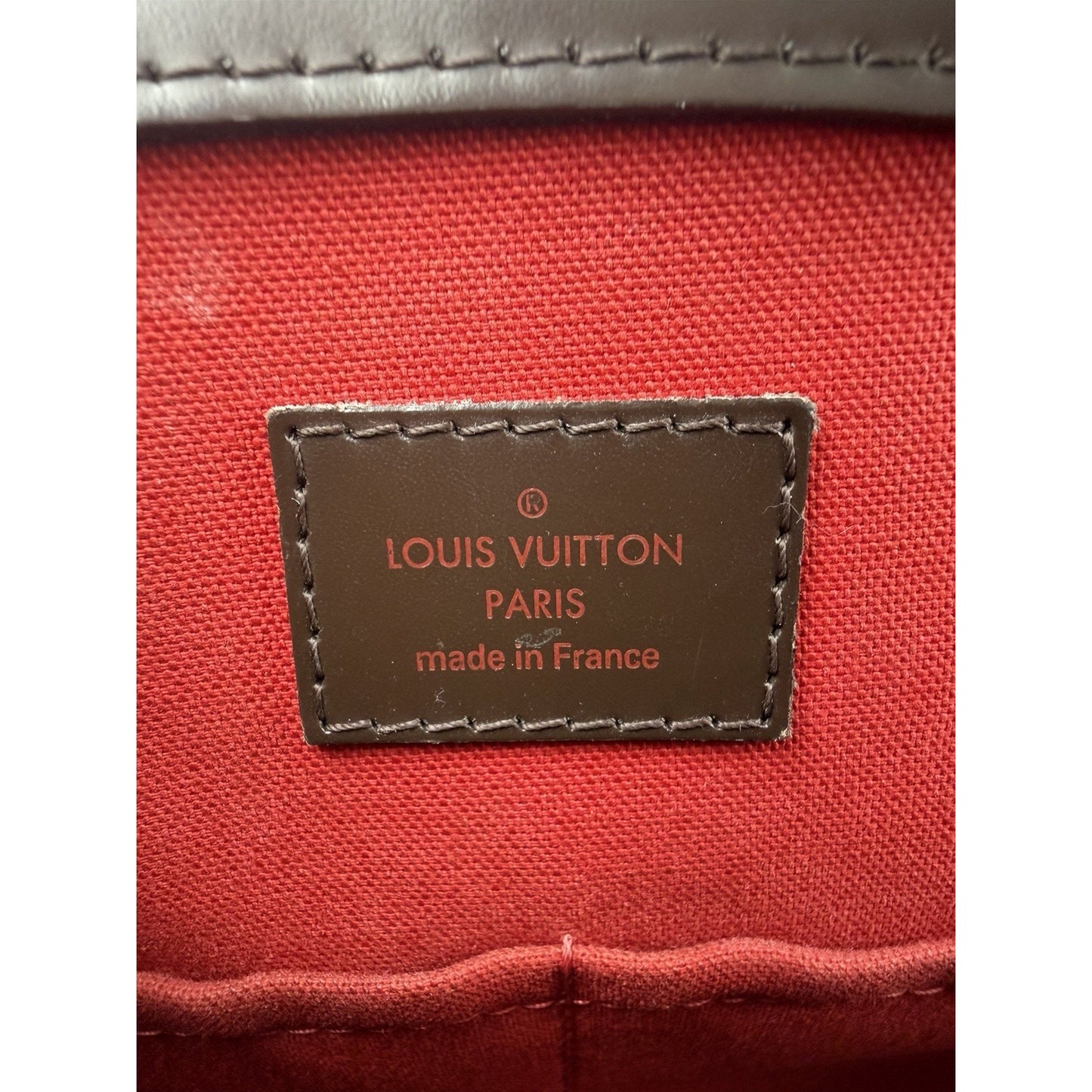 Louis Vuitton Verona MM Damier Ebene Shoulder Bag Brown Coated Canvas 2010 S14