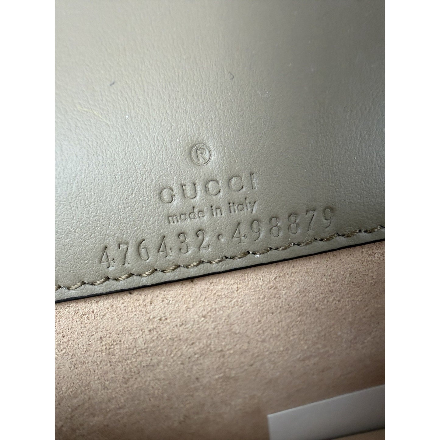 Gucci Dionysus Bag Super Mini in Brown GG Supreme Monogram Coated Canvas S-13