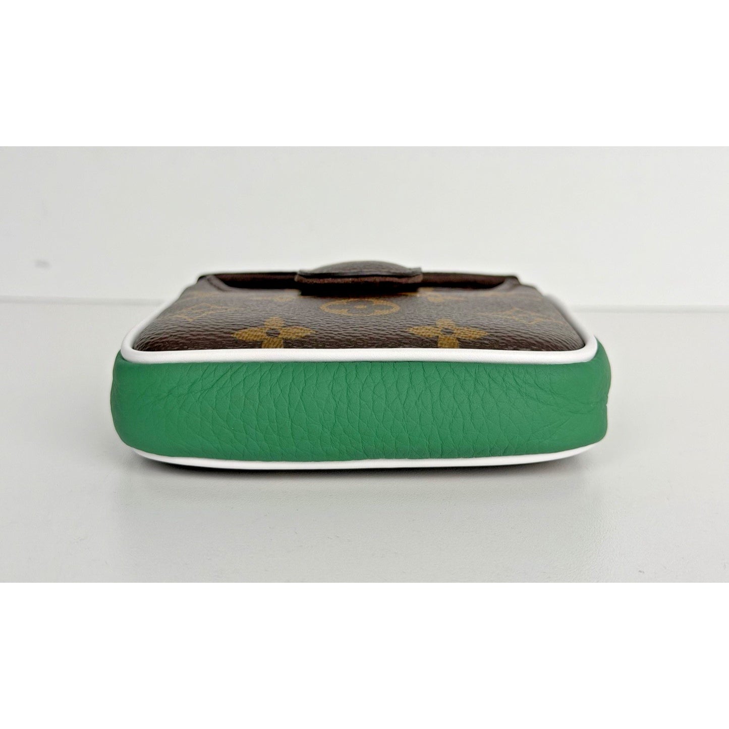 Louis Vuitton Maillet Putter Headcover in Brown Canvas & Green Leather NFC
