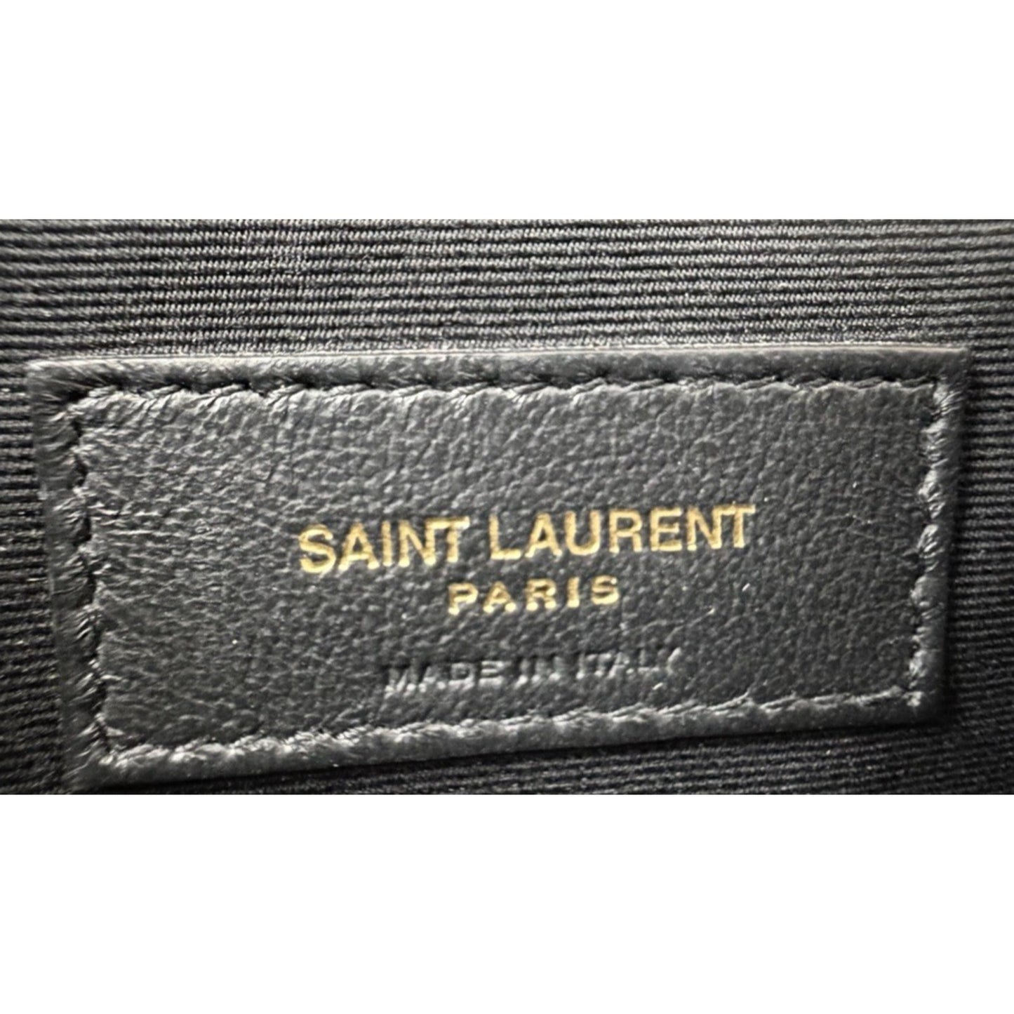 Saint Laurent Multicolor Satin Jamie Medium Bag with Leather Trim B-3