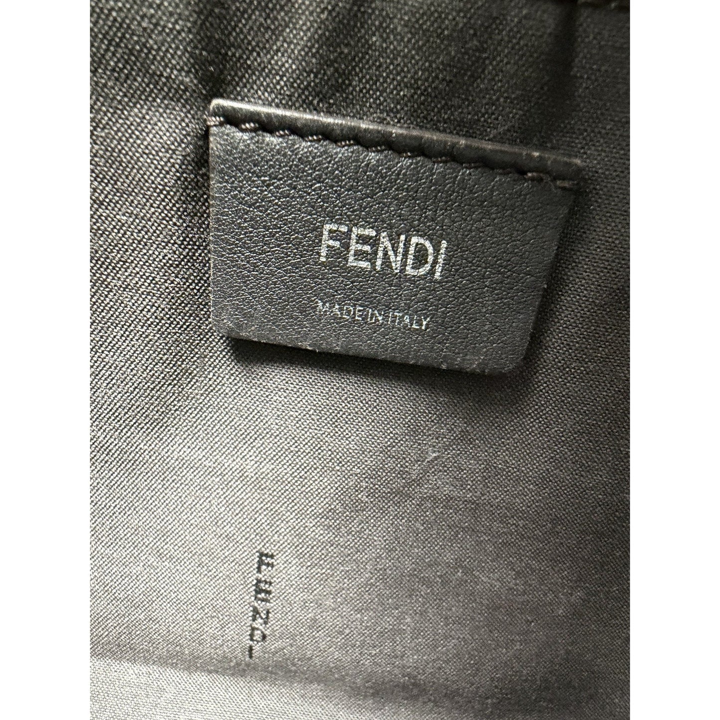Fendi By The Way Medium Satchel Bag in Gray Leather with Studded Details S01