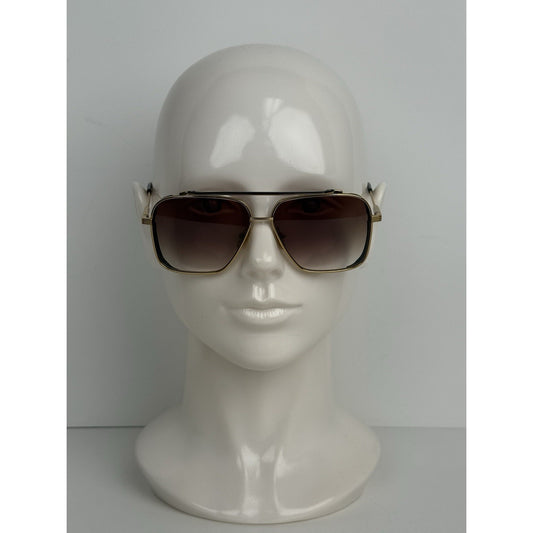 DITA 40 Million Oversized Sunglasses with Brown Lenses and Gold-Tone Hardware