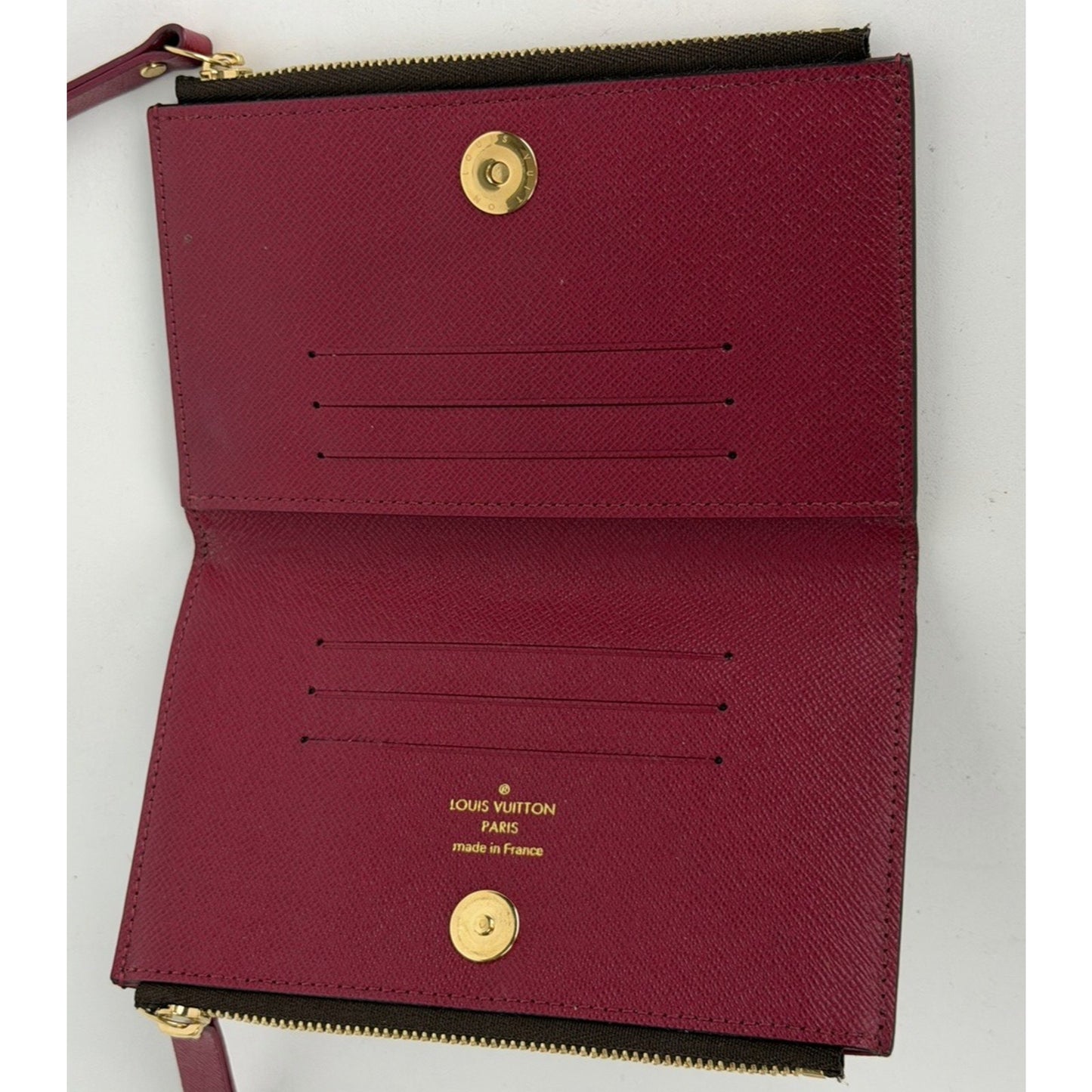 Louis Vuitton Adele Compact Wallet in LV Monogram Coated Canvas 2015