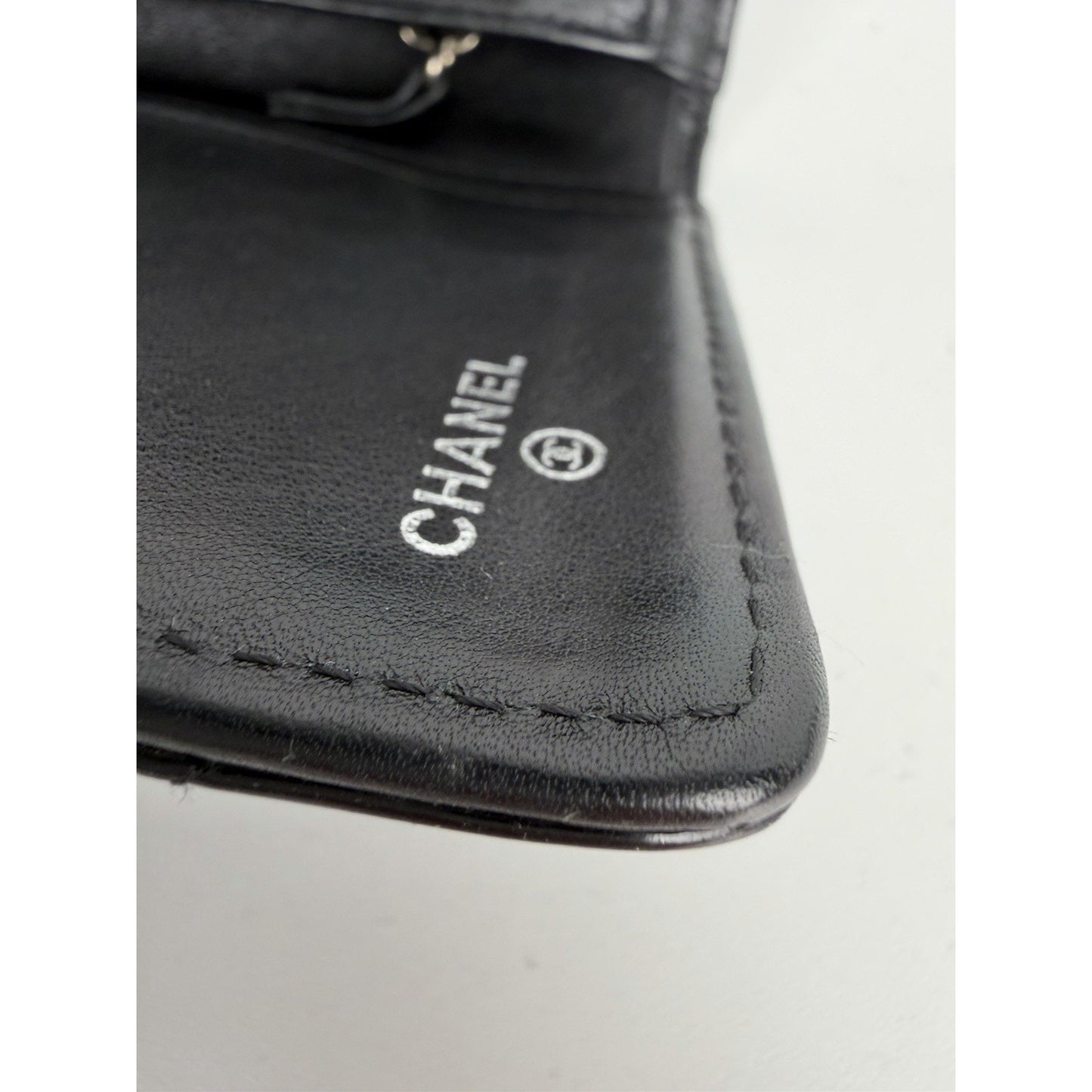 Chanel Brilliant Yen Wallet in Black Quilted Patent Leather & Sleek 2012 K2