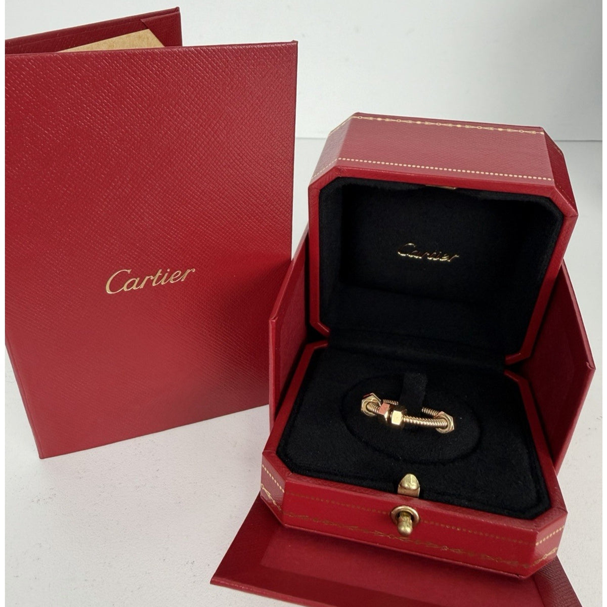 Cartier Ecrou De Cartier Ring in 18K Yellow Gold Size 5.5 (55)