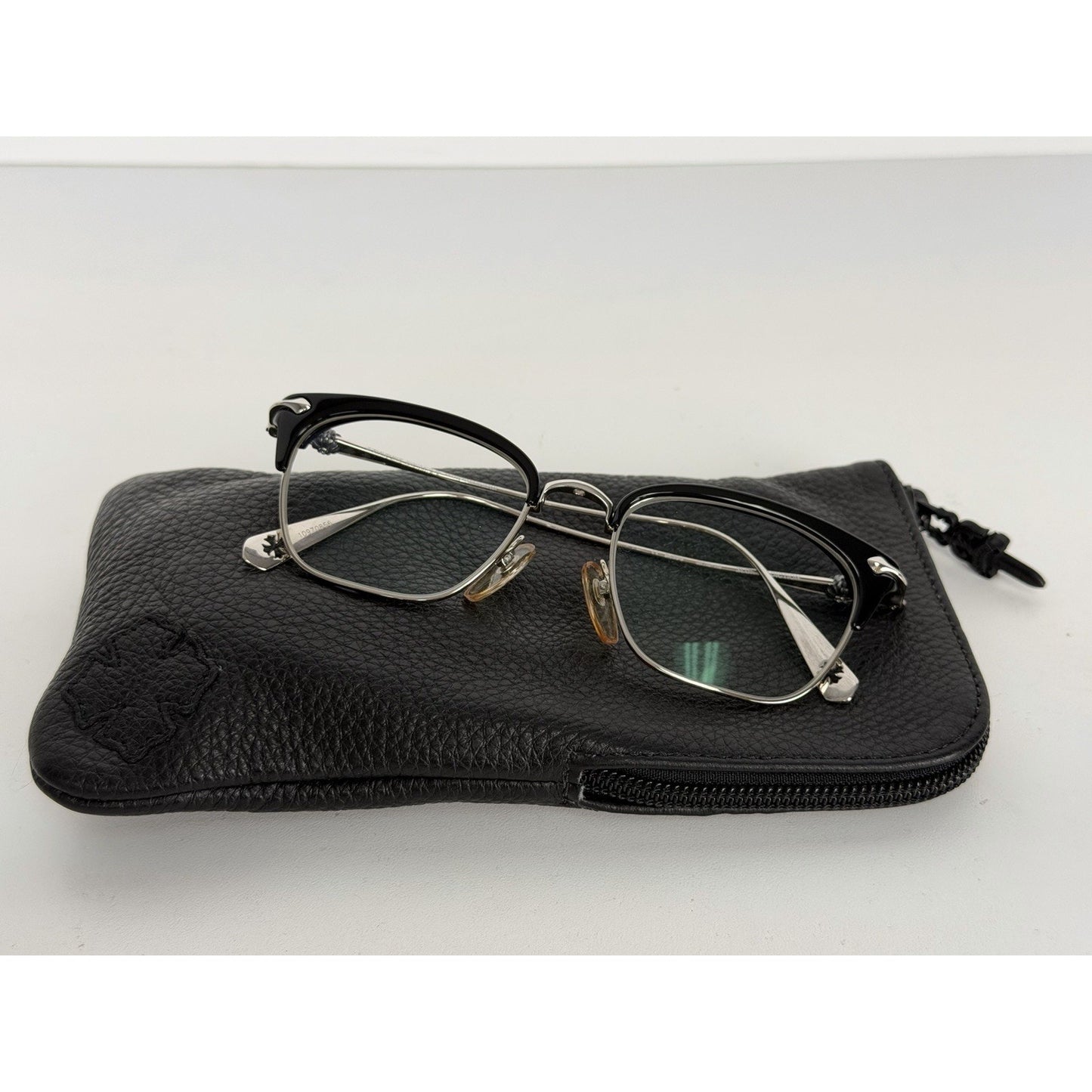 Chrome Hearts Sluntradiction Eyeglasses-Frame in Black and Silver (Prescription)