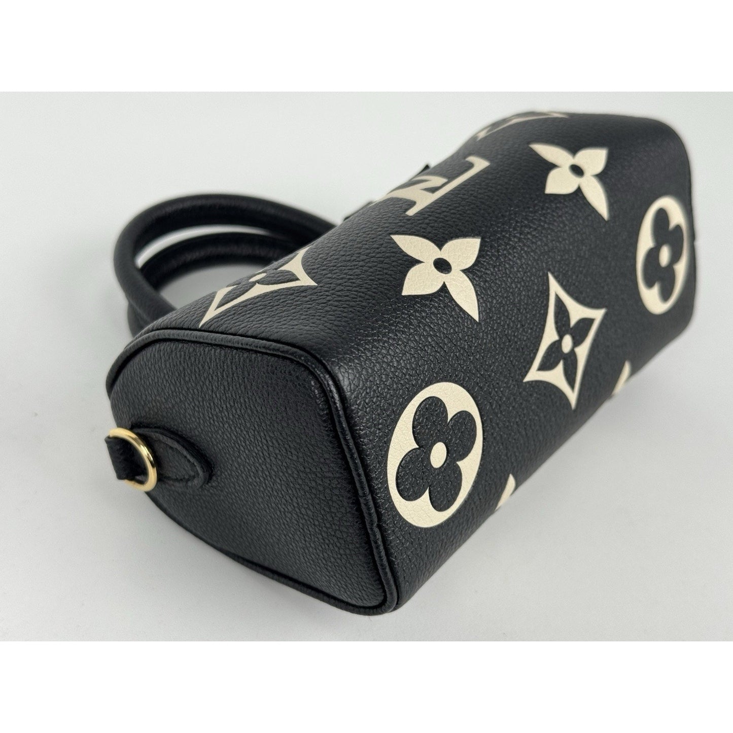 Louis Vuitton Monogram Empreinte Giant Nano Speedy Black R-1