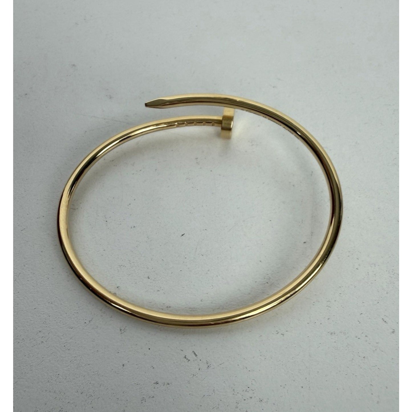 Cartier Small Juste un Clou Bracelet in 18K Yellow Gold Size 15
