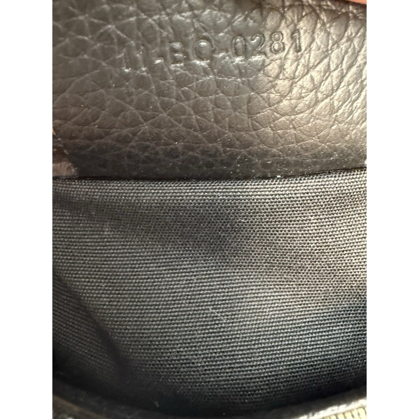 CHRISTIAN DIOR Oblique Jacquard Mini Saddle Backpack in Navy Blue