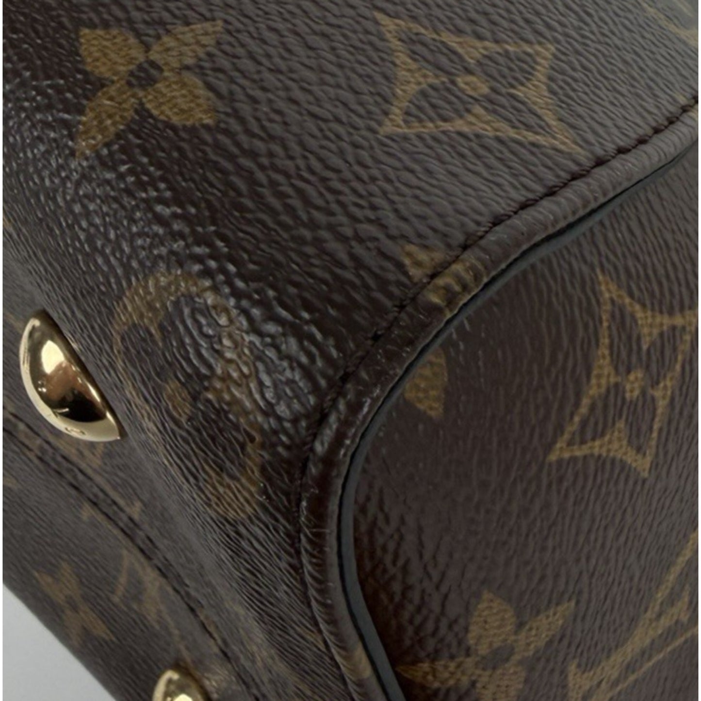 Louis Vuitton Tuileries Shoulder Bag Brown Classic Monogram Coated Canvas 2018 S