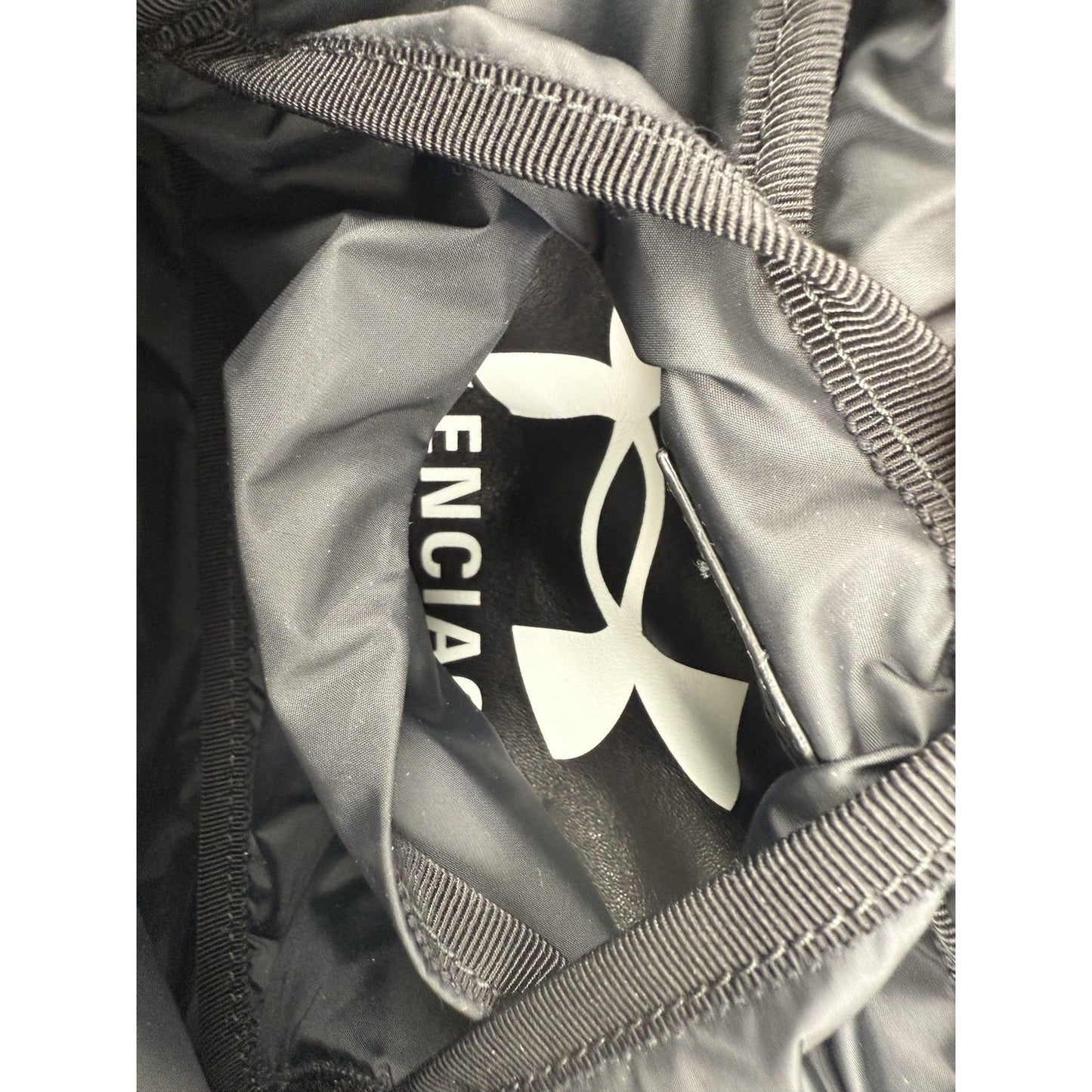 Balenciaga + Under Armour Clutch Black Leather Men's Bag