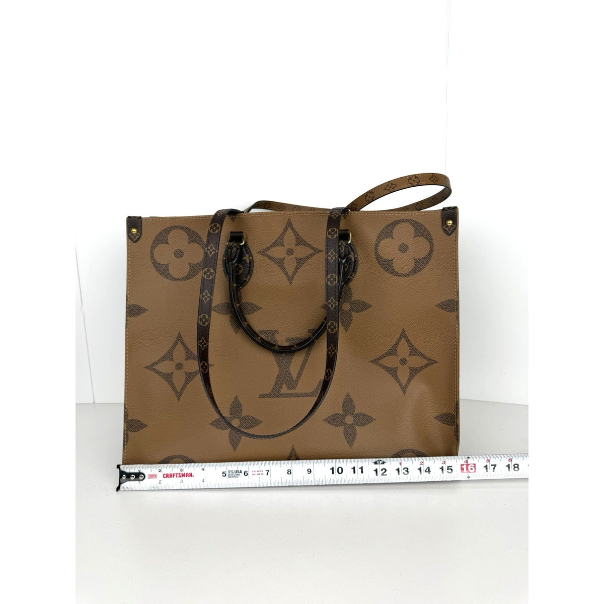 Louis Vuitton OnTheGo GM Tote Bag Brown Reverse Monogram Coated Canvas 2020 R-1