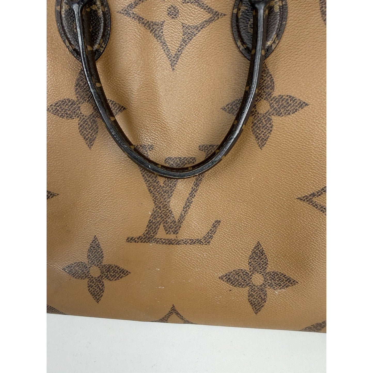 Louis Vuitton OnTheGo Tote Bag GM in Brown Reverse Monogram Canvas 2020 S