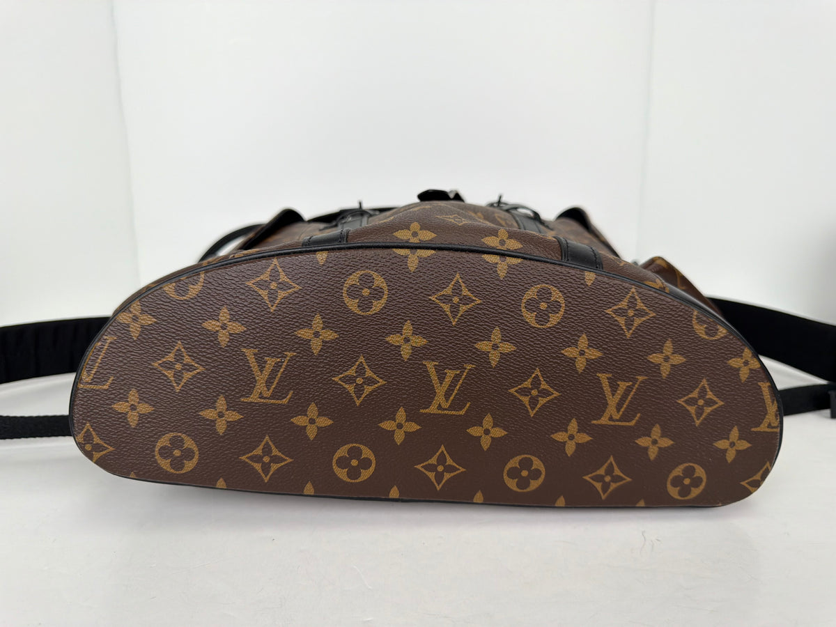 Louis Vuitton Christopher Backpack in Monogram Macassar Coated Canvas YC1