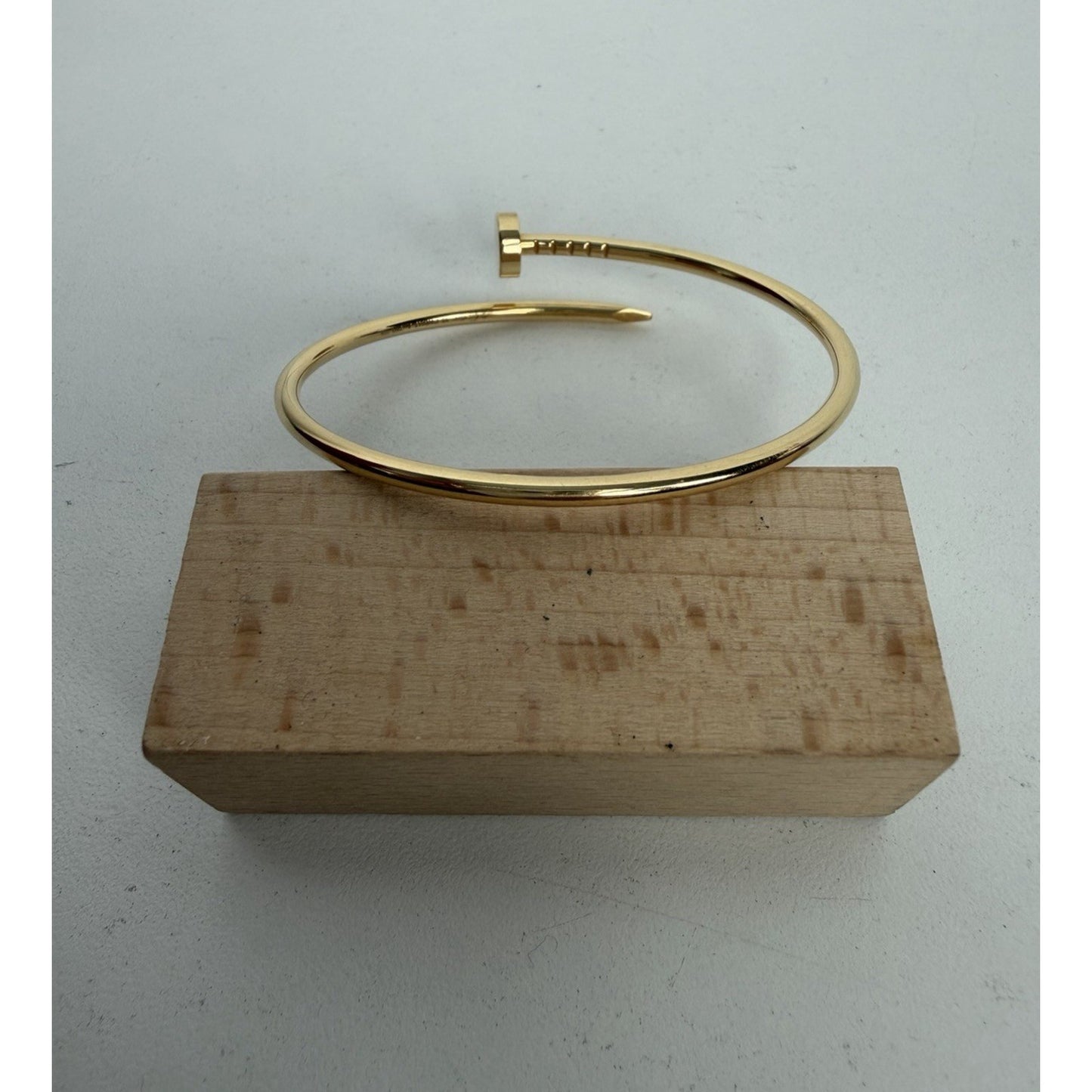 Cartier Small Juste un Clou Bracelet in 18K Yellow Gold Size 15