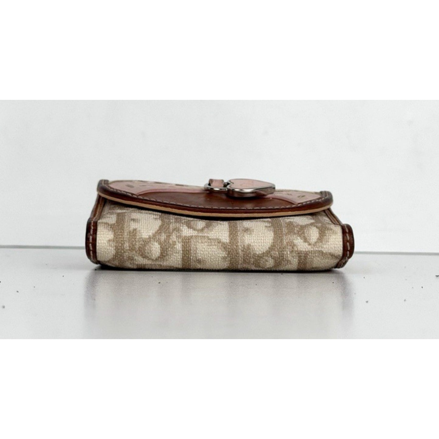 Christian Dior Trotter Romantique Diorissimo Key Holder Wallet in Canvas 2007 K2