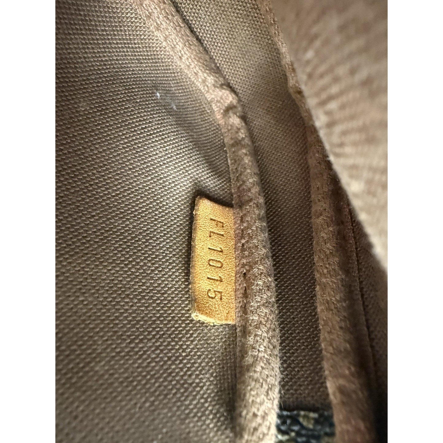 Louis Vuitton Mini Pochette Accessoires Monogram Canvas Brown with Gold Hardware