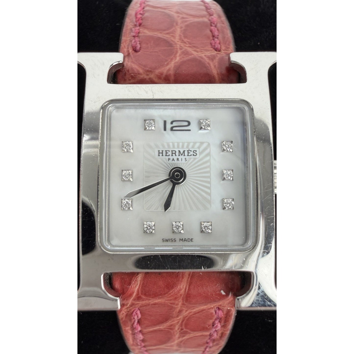 Hermes Ladies Heure H Watch HH1. 110 Stainless Steel